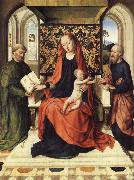 Dieric Bouts The Virgin and Child Enthroned with Saints Peter and Paul USA oil painting artist